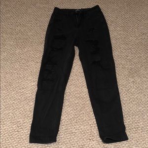 juniors ripped ultra high-rise mom jeans